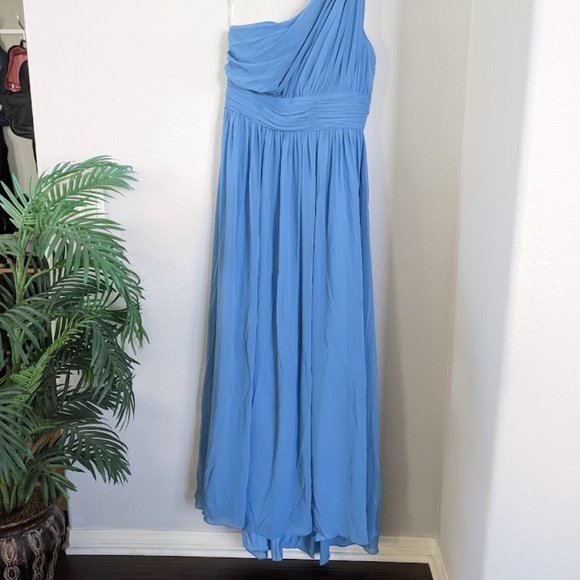 AW Grace Bridesmaid Prom Formal Special Occasion Wedding Guest Dress, 12, Blue - Picture 5 of 10